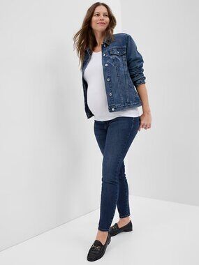 NWT Gap Maternity Inset Panel Skinny Jeans